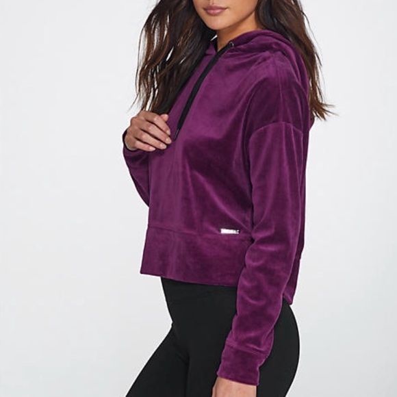 calvin klein performance velour hoodie